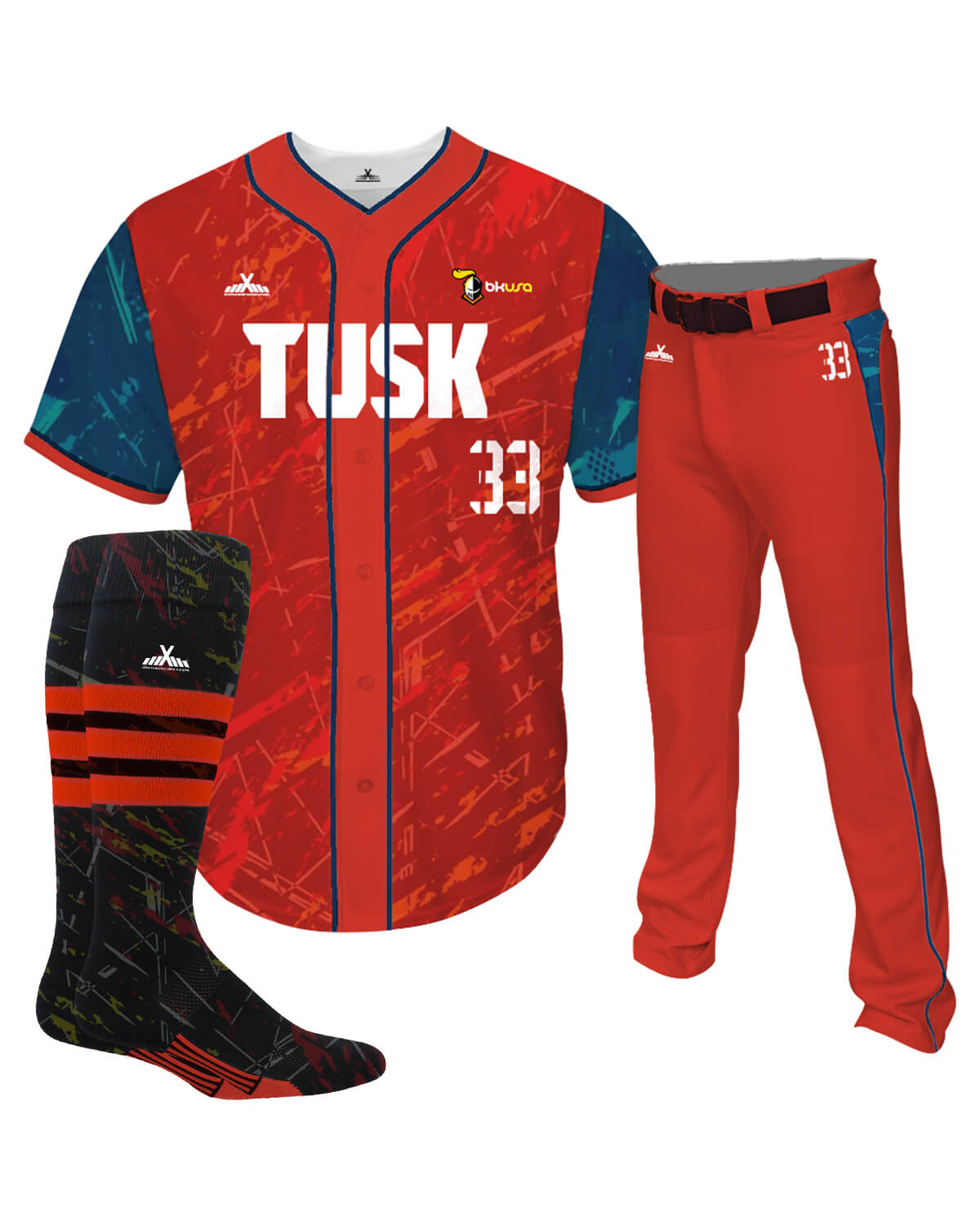 custom baseball uniform