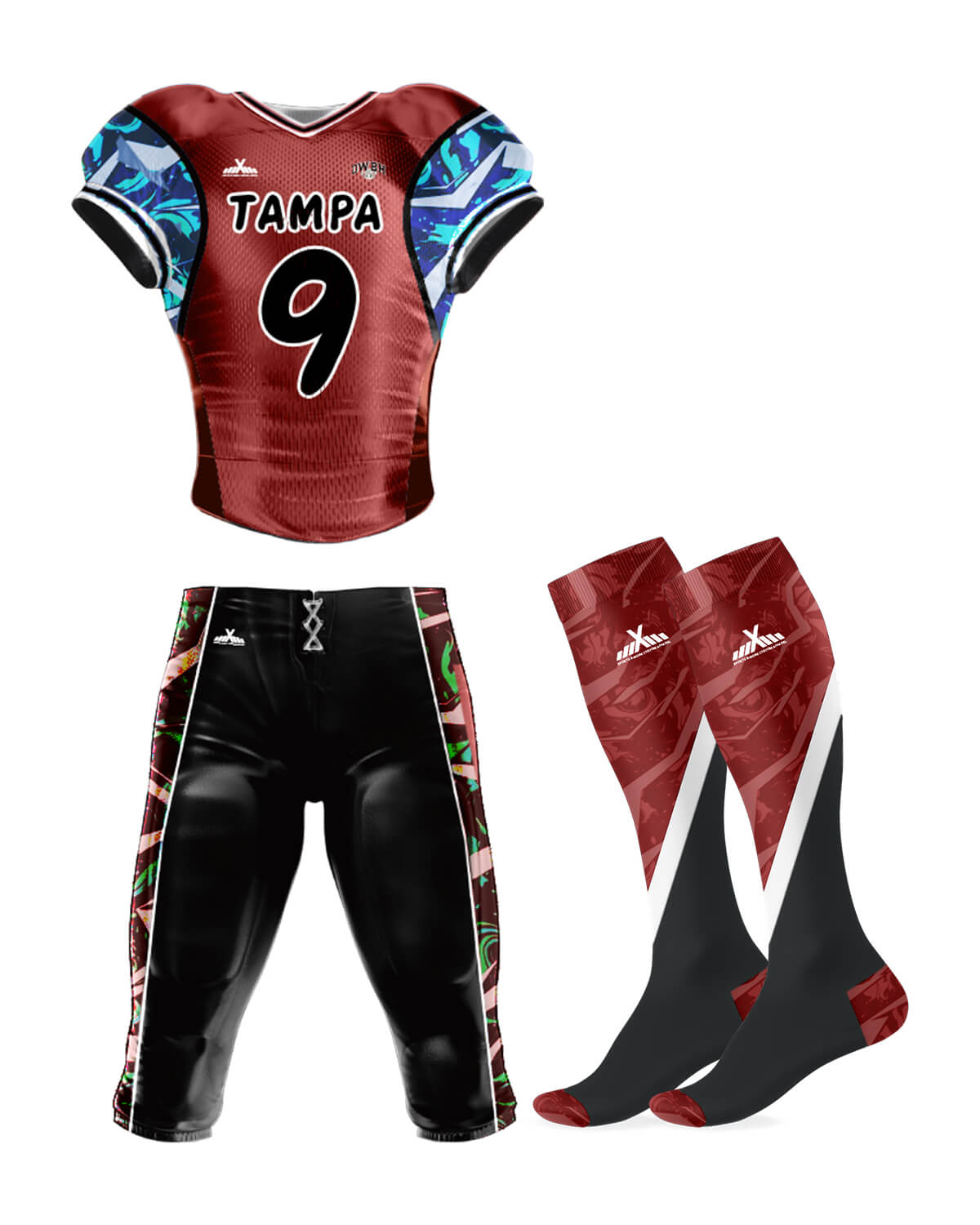 Full Compression Football Uniform Set - Uniform Store