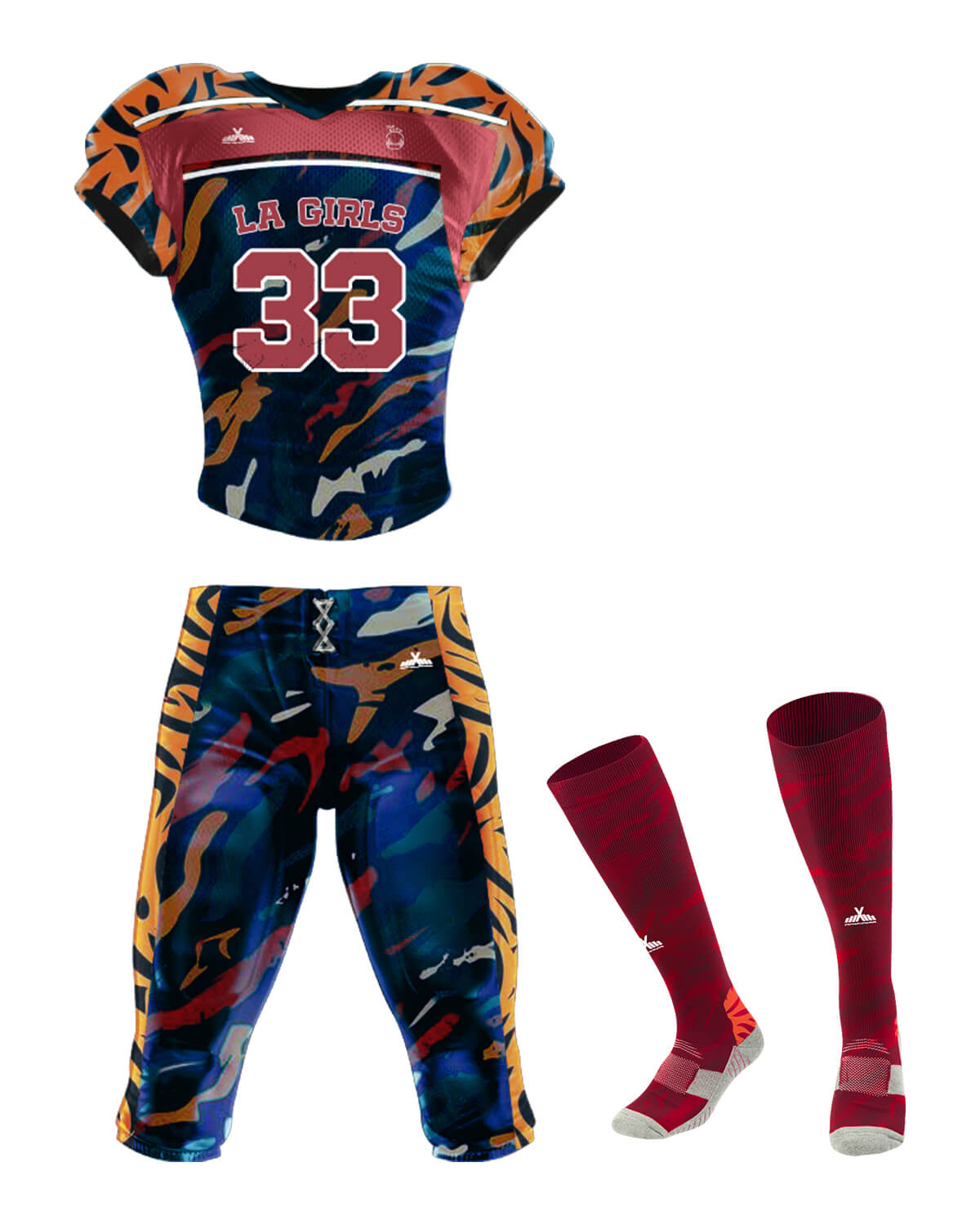 Custom design youth cheap price American football jersey uniform