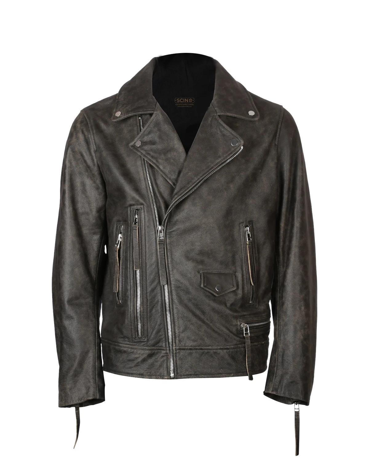 Leather jacket with hot sale elbow patches