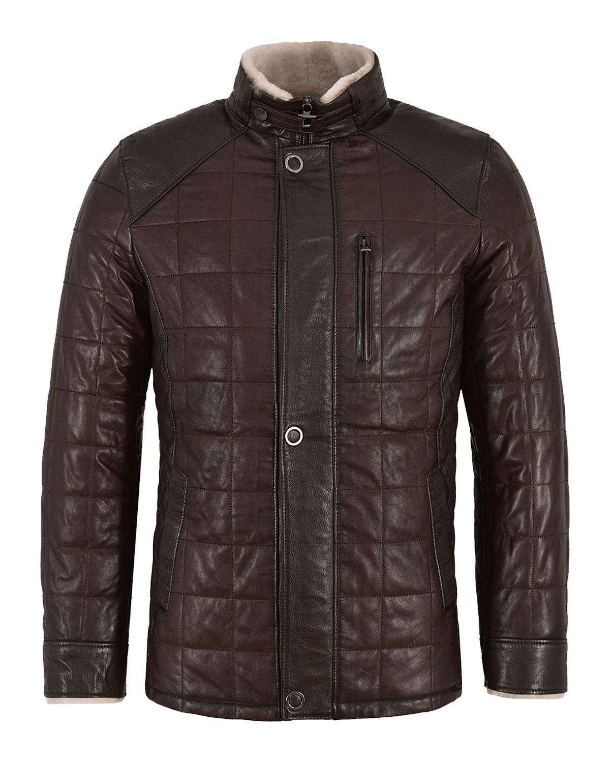 Brown Snakeskin Bomber Biker Jacket – West Coast Leather