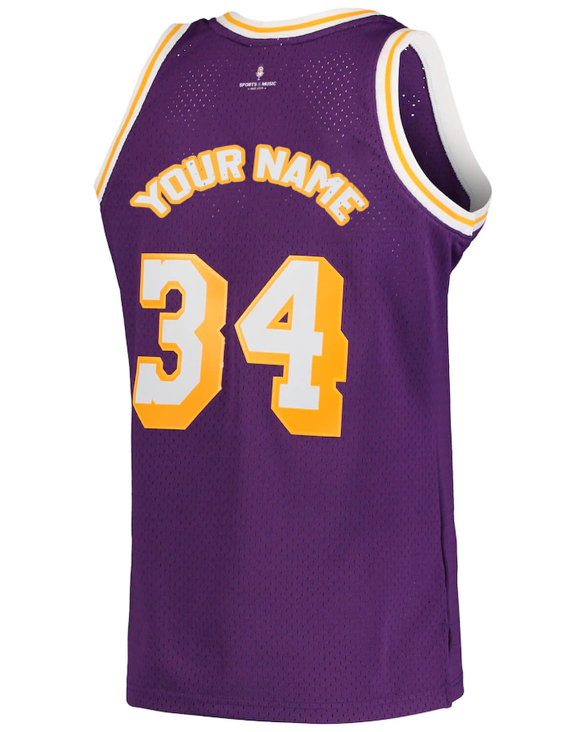 La Lakers - Hardwood Classic 1996-97 Custom Basketball Jersey By